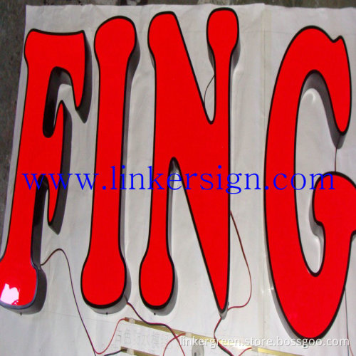 3d best selling frontlit channel led sign advertising logo